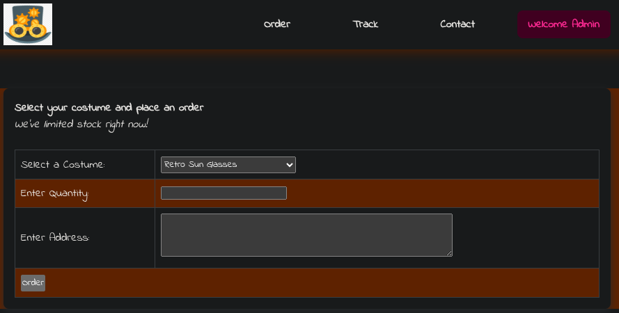 Order page